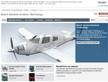 Tablet Screenshot of bosch-aviation.com